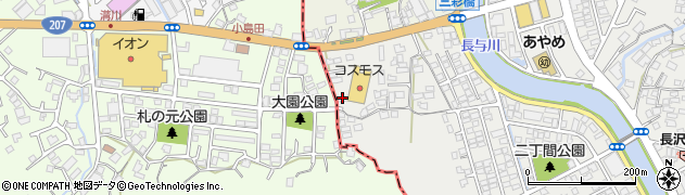 長崎県西彼杵郡長与町嬉里郷7周辺の地図
