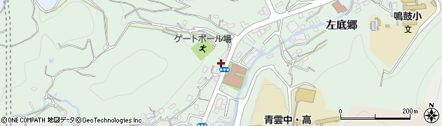 長崎県西彼杵郡時津町左底郷399周辺の地図