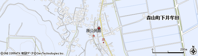 長崎県諫早市森山町下井牟田2222周辺の地図