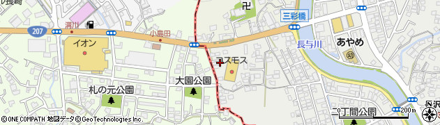 長崎県西彼杵郡長与町嬉里郷3周辺の地図