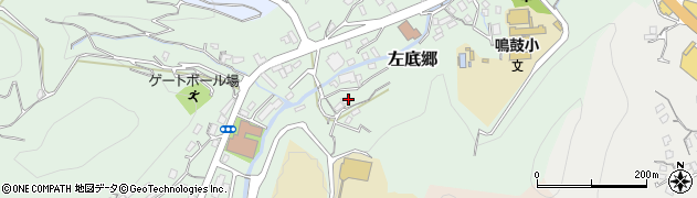 長崎県西彼杵郡時津町左底郷227周辺の地図