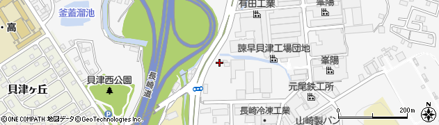 新日本非破壊検査株式会社　諫早出張所周辺の地図