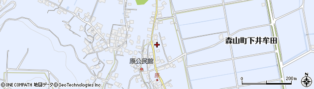 長崎県諫早市森山町下井牟田2213周辺の地図