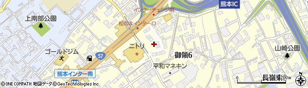 株式会社一条工務店　熊本熊日・ＲＫＫ住宅展示場周辺の地図
