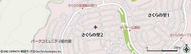 長崎県長崎市さくらの里2丁目周辺の地図