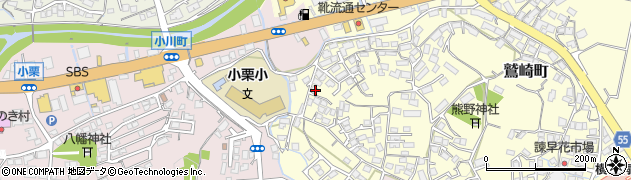 長崎県諫早市鷲崎町592周辺の地図