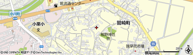 長崎県諫早市鷲崎町481周辺の地図