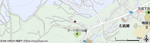 長崎県西彼杵郡時津町左底郷415周辺の地図