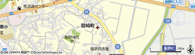 長崎県諫早市鷲崎町433周辺の地図
