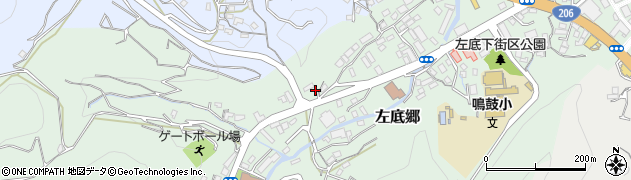 長崎県西彼杵郡時津町左底郷326周辺の地図