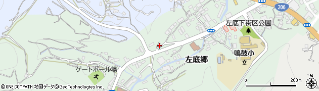 長崎県西彼杵郡時津町左底郷316周辺の地図
