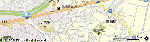 長崎県諫早市鷲崎町546周辺の地図