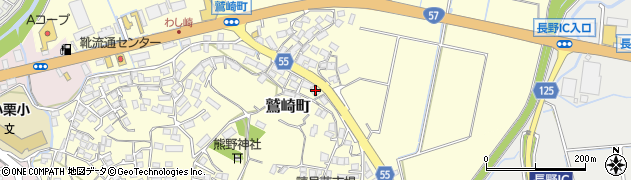 長崎県諫早市鷲崎町425周辺の地図