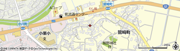 長崎県諫早市鷲崎町398周辺の地図