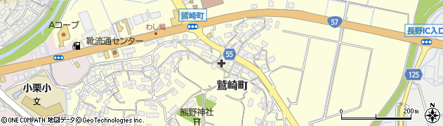 長崎県諫早市鷲崎町417周辺の地図