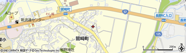 長崎県諫早市鷲崎町86周辺の地図