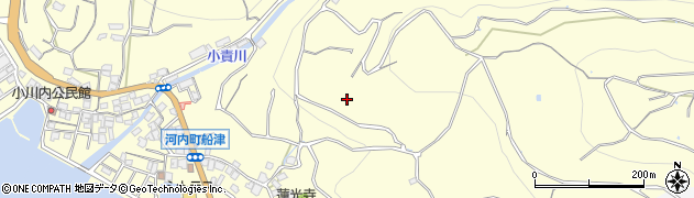 熊本県熊本市西区河内町船津周辺の地図