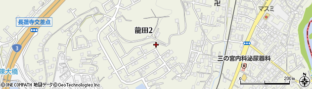 龍田二丁目堂ノ前公園周辺の地図