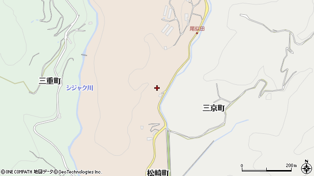 〒851-2205 長崎県長崎市松崎町の地図