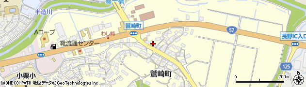 長崎県諫早市鷲崎町278周辺の地図
