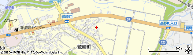 長崎県諫早市鷲崎町82周辺の地図