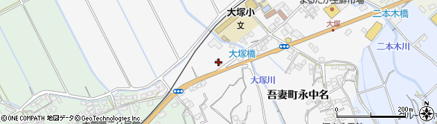 吾妻大熊郵便局 ＡＴＭ周辺の地図