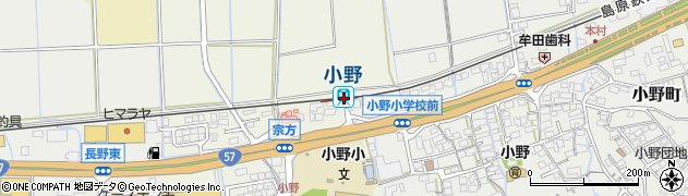 長崎県諫早市周辺の地図