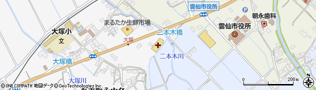 コメリハード＆グリーン雲仙吾妻店周辺の地図