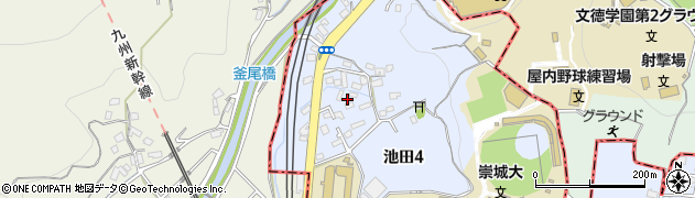 水道のトラブル緊急対応地元の水道屋さん　熊本水道救急周辺の地図