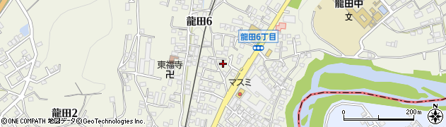 龍田堂ノ前公園周辺の地図