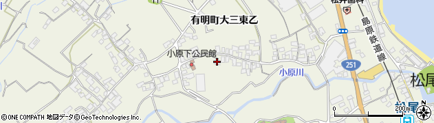長崎県島原市有明町大三東乙729周辺の地図