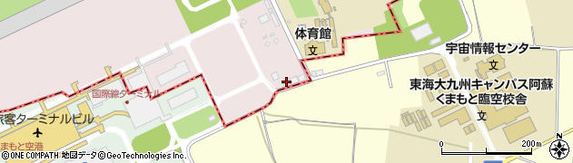 オリックスレンタカー熊本空港益城店周辺の地図