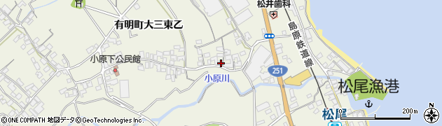 長崎県島原市有明町大三東乙866周辺の地図