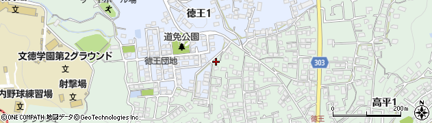 熊本県熊本市北区池田3丁目14-45周辺の地図