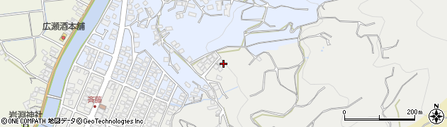 長崎県西彼杵郡長与町嬉里郷1255周辺の地図