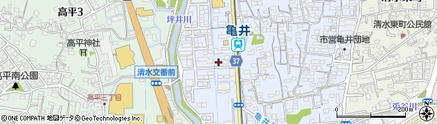 株式会社日測　九州支社周辺の地図
