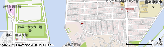 日本基督教団多良見伝道所周辺の地図