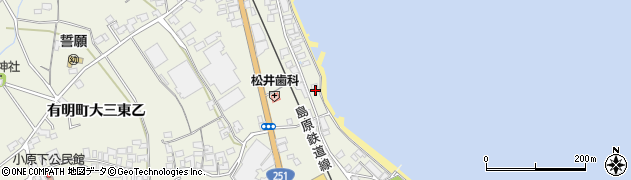 長崎県島原市有明町大三東乙20周辺の地図
