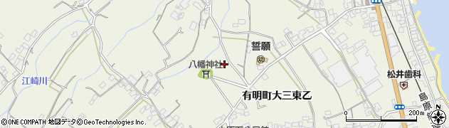 長崎県島原市有明町大三東乙967周辺の地図