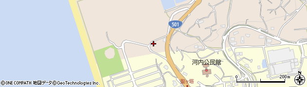 熊本県熊本市西区河内町白浜804周辺の地図