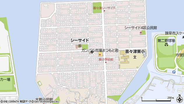 〒859-0407 長崎県諫早市多良見町シーサイドの地図