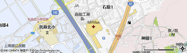 ミーツ熊本インター店周辺の地図