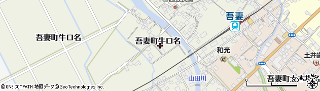 長崎県雲仙市吾妻町牛口名周辺の地図