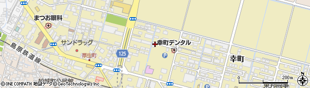 長崎県諫早市幸町周辺の地図