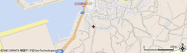 熊本県熊本市西区河内町白浜124周辺の地図