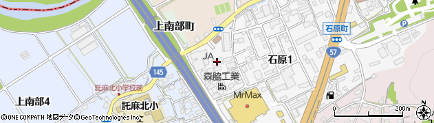 ＪＡ熊本市東部周辺の地図