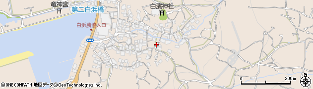 熊本県熊本市西区河内町白浜周辺の地図
