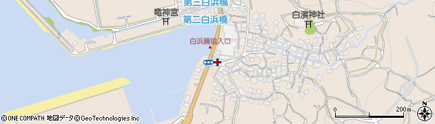 熊本県熊本市西区河内町白浜1周辺の地図