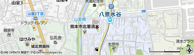 清水亀井北公園周辺の地図
