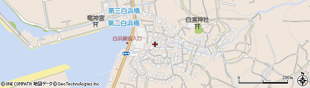 熊本県熊本市西区河内町白浜883周辺の地図